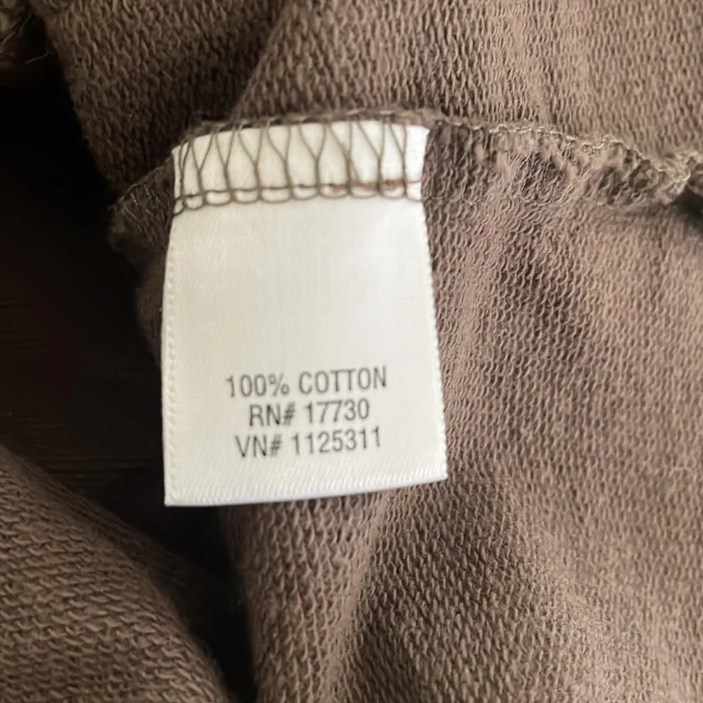 Mossimo Shacket- dark Taupe-Brown Short sleeves Half button Front pocket- Latge - Picture 9 of 10